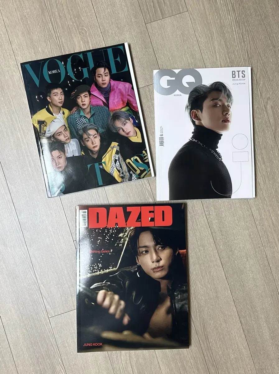 BTS 정국 잡지 데이즈드 DAZED + GQ + 보그