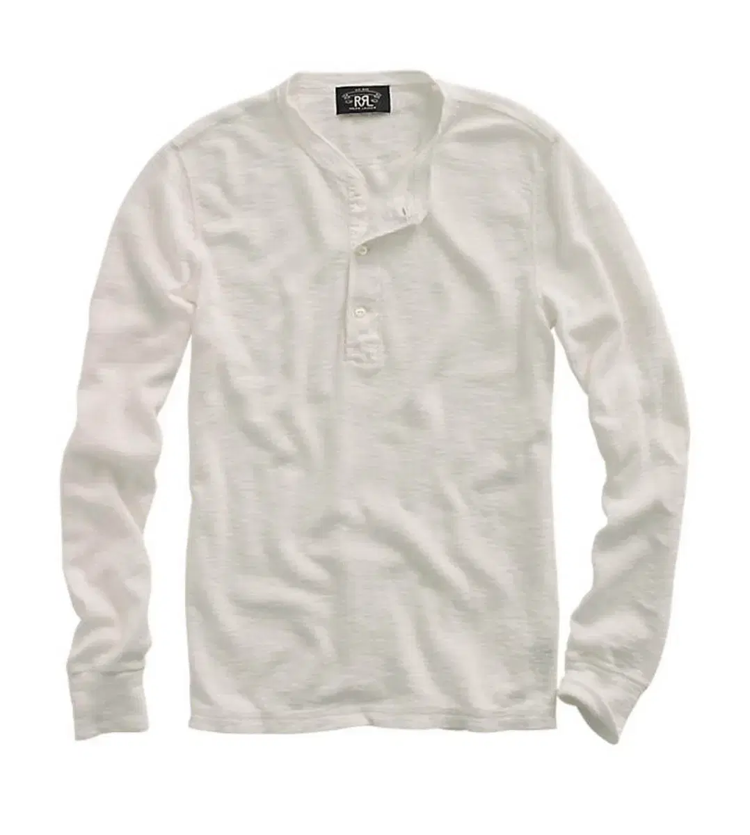 RRL 와플니트 코튼 헨리