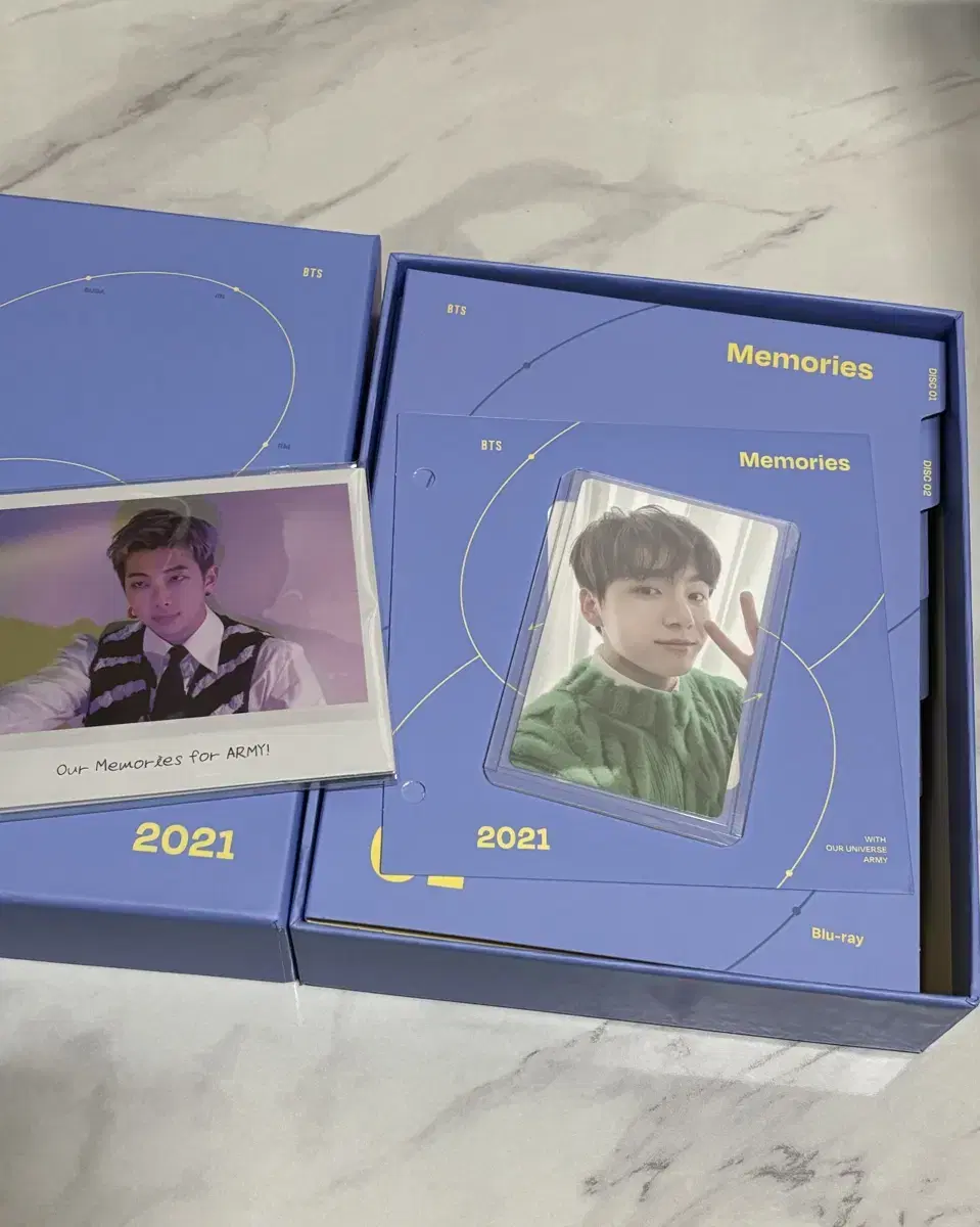 방탄 bts 2021 메모리즈 블루레이 풀박 (포카 정국)
