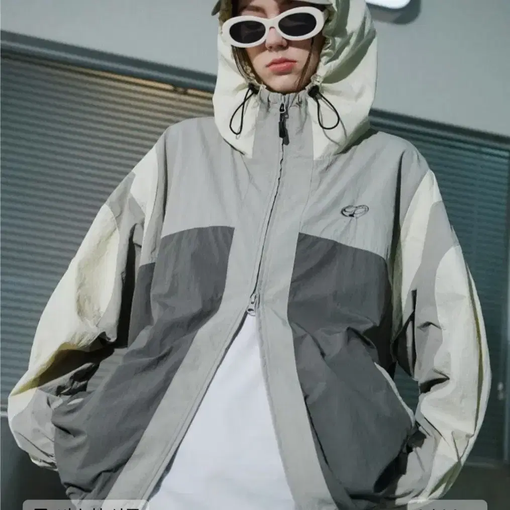 CPGN STUDIO | 꼼파뇨 Compaño Cracking Hood Windbreaker Gray