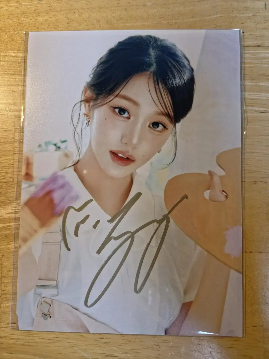 아이브 장원영 친필싸인
