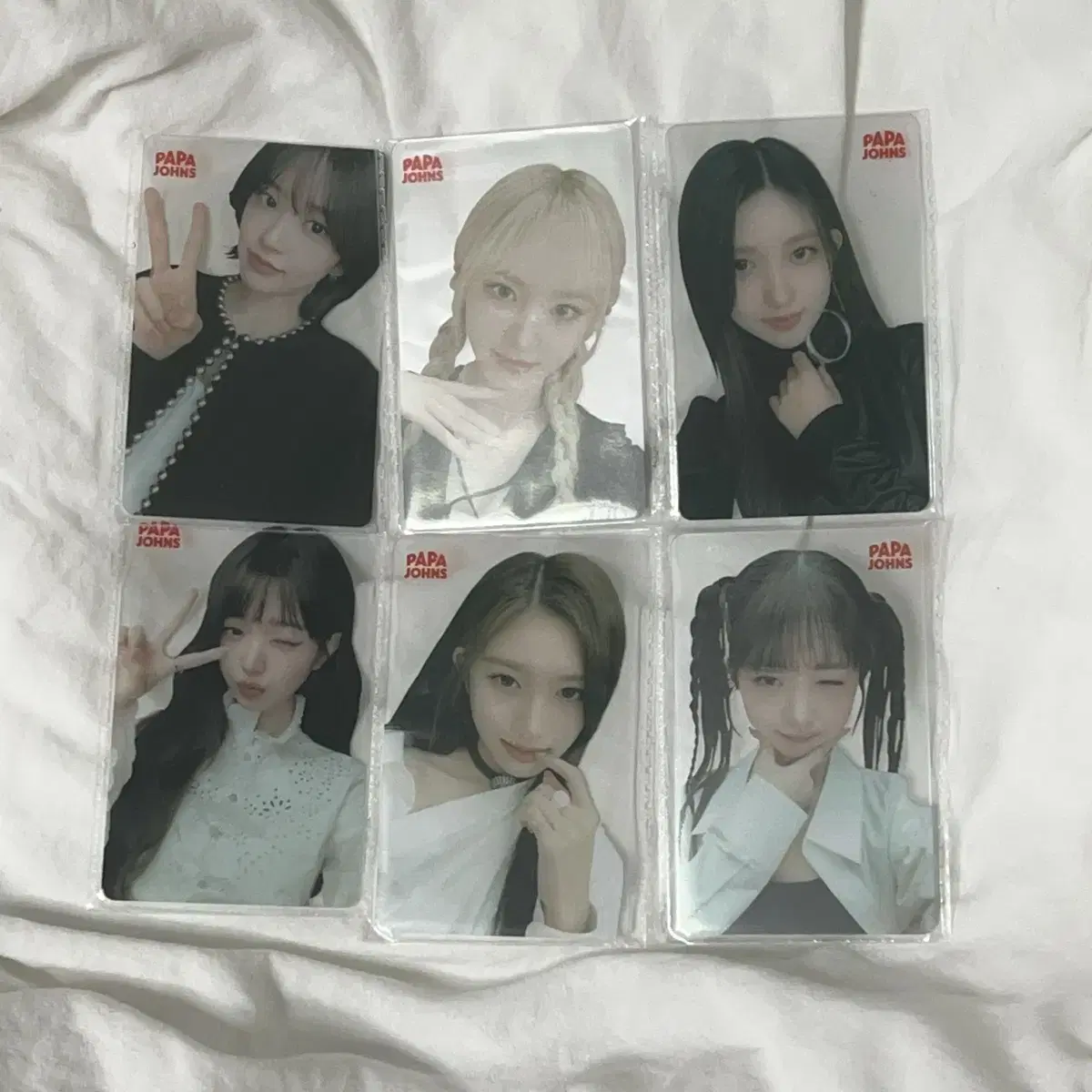 아이브 파파존스 5차 포카 포토카드 안유진 장원영 가을 레이 리즈 이서