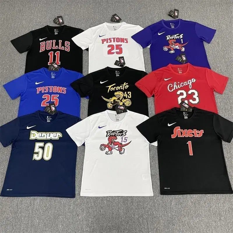nba 랩터스 농구 반팔티셔츠