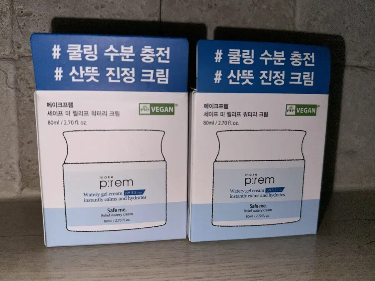 메이크프렘 릴리프 워터리크림 80ml
