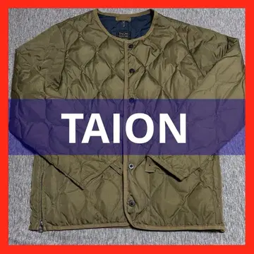 TAION 밀리터리 크루넥 다운 자켓