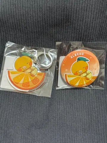 DMM 스크래치 DFM ALBEDO 아루베도 캔배치 키링 세트