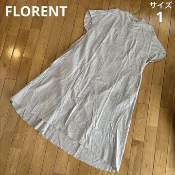 새상품급 FLORENT 플로렌트 린넨 코튼 원피스 밴드 카라