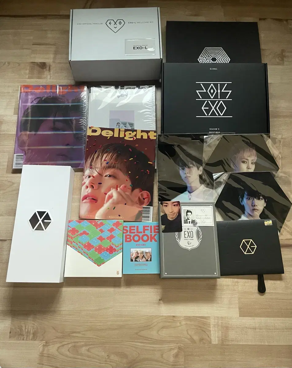 엑소 물품 일괄판매