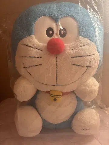 큰 도라에몽 봉제 인형 방울 달린