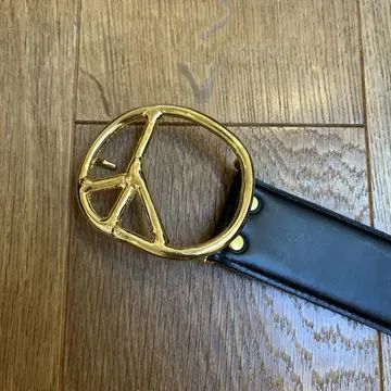 네펜데스 골드 버클 가죽 벨트 30