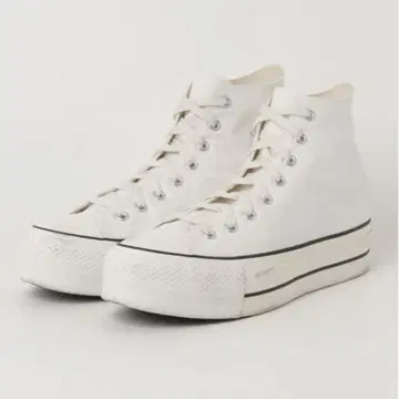 CONVERSE 화이트 하이컷 통굽 스니커즈 29