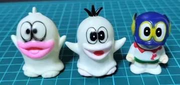 파마 귀신의 Q타로 피규어 소프트 비닐 손가락 인형 당시 레트로