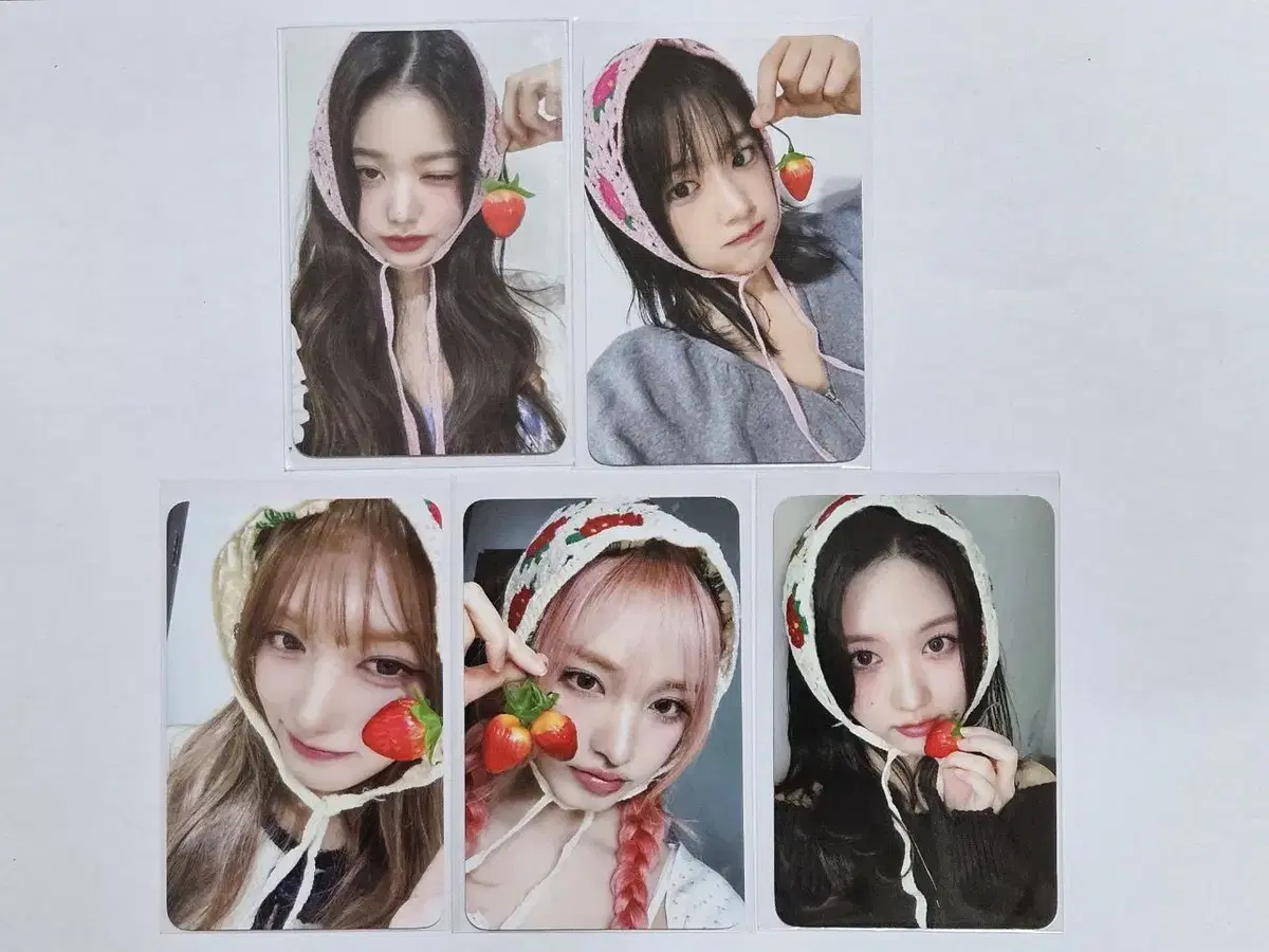 아이브 스카우트 팬콘 사운드웨이브 럭키드로우 사웨 럭드 딸기 버전 세트