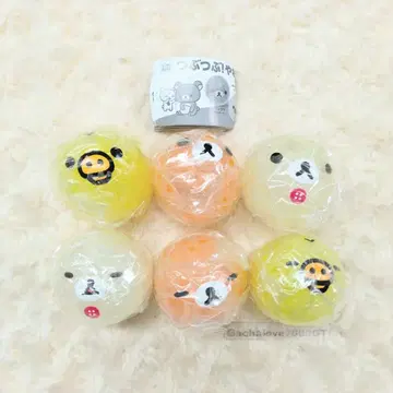 리락쿠마 씹씹! 부드러운 공 총 6종 풀 컴프 가챠