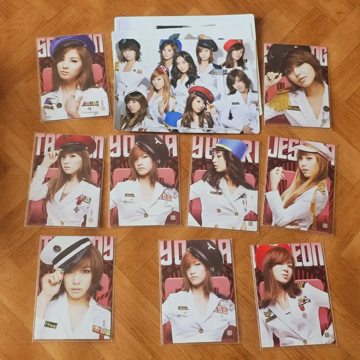 소녀시대 공식 소네 지니 포토카드 풀 세트(엽서크기)