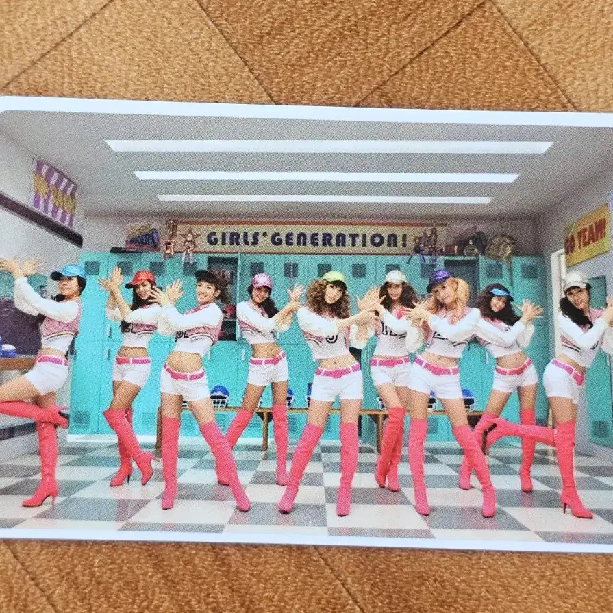 소녀시대 oh! 유테 단체카드