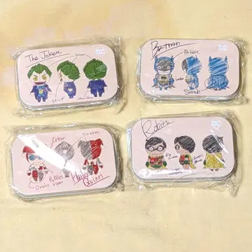 새상품 DC 조커 로빈 할리퀸 배트맨 스케치풍 캔케이스