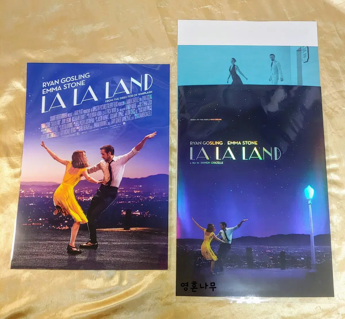 (Re-release) La La Land - Artgraphy (2 copies) + Dolby poster (3 copies) bulk Sell.