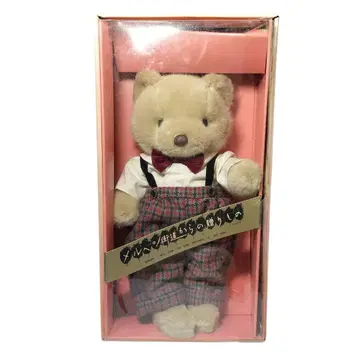 메르헨 가도에서 온 선물 오이케 봉제 인형 곰 인형 일본제 레트로