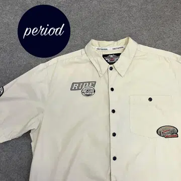 P1591 HARLEY DAVIDSON 아메카지 바이크 셔츠 구제 의류