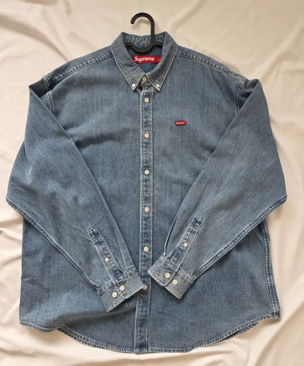슈프림 스몰 박스 셔츠 데님(L SIZE)