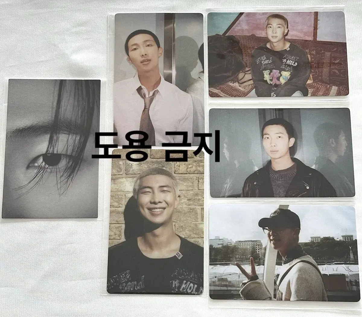 방탄소년단 rm 남준 rpwp 포카 5장, 인디고 포카 1장 총 6장