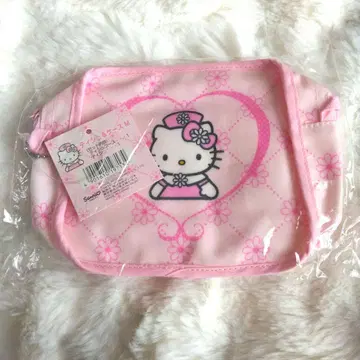 헤이세이 레트로 헬로키티 핑크 간호사 티슈 케이스 파우치 키티