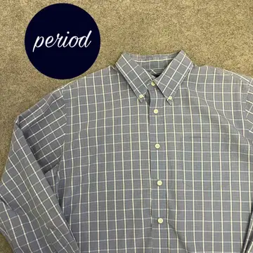 P1600 DOCKERS 구제 의류 체크 버튼 다운 셔츠