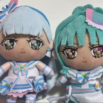 큐어 프렌즈 봉제 인형 큐어 리리언과 큐어 니미 2개 세트 프리큐어