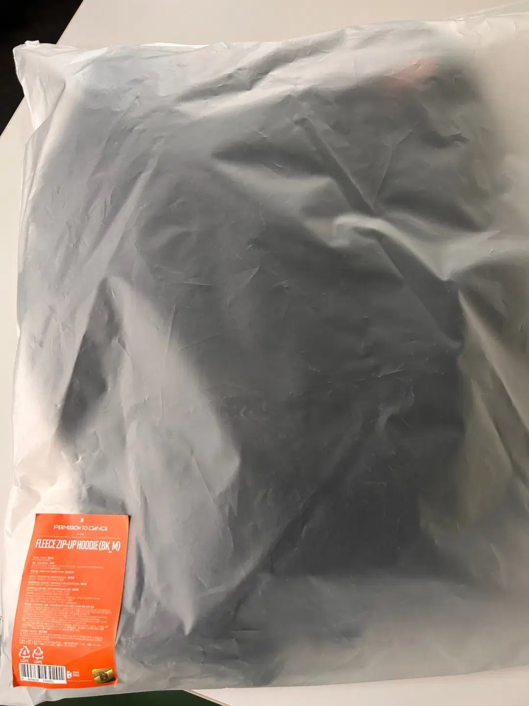 BTS 방탄 후드집업 블랙 M사이즈