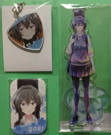 속삭이는 듯이 사랑을 노래하다 아사나기 아크릴 스탠드 아크링 키링 캔뱃지