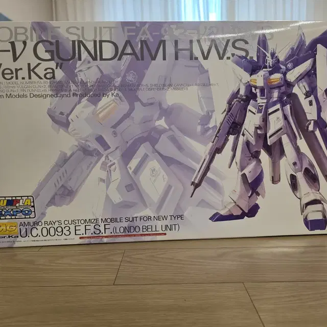 Mg 하이뉴 건담 HWS 버카 메카니컬 클리어 엑스포