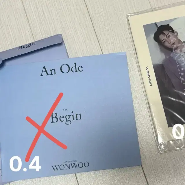 세븐틴 원우 언오드 인컴플릿 포토북