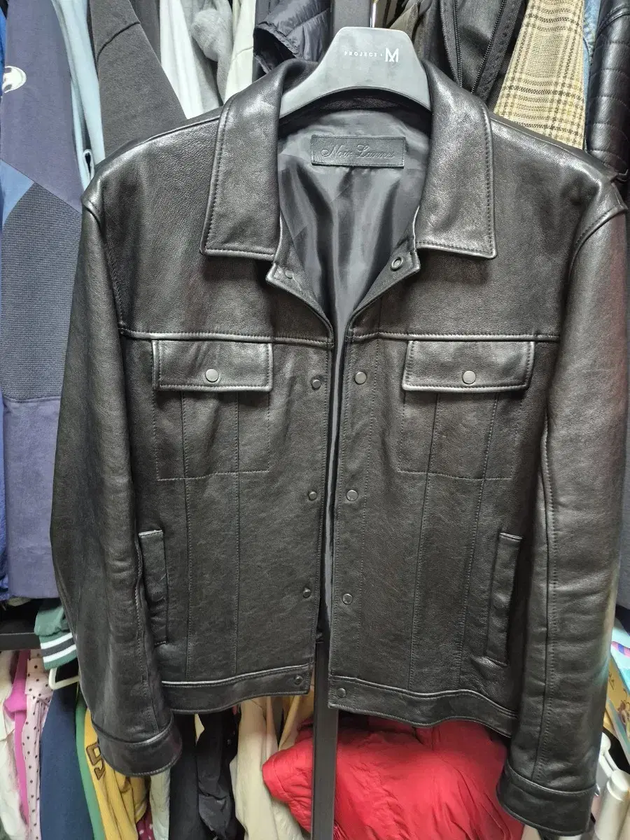 Noir Larmes Trucker Jacket Size 50
