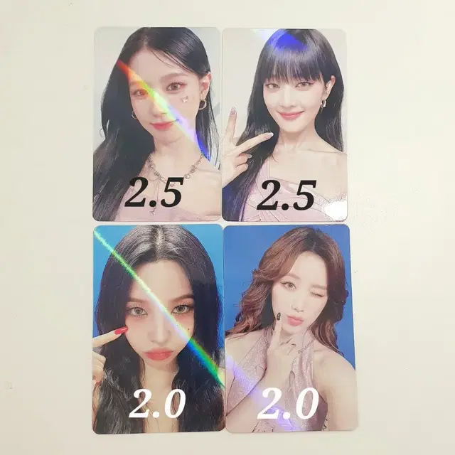 여자아이들 퀸카 kms 미공포 특전 홀로그램 포카 미연 민니 소연 슈화