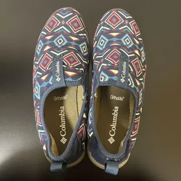 컬럼비아 패턴 제품 슬립온/YONKARA MOCK 24.5cm