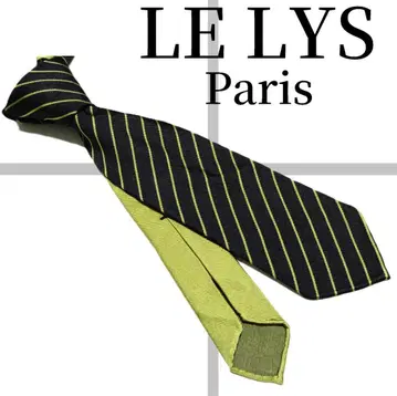 새상품급 LE LYS Paris 루리스 레지멘탈 넥타이 세테피에제