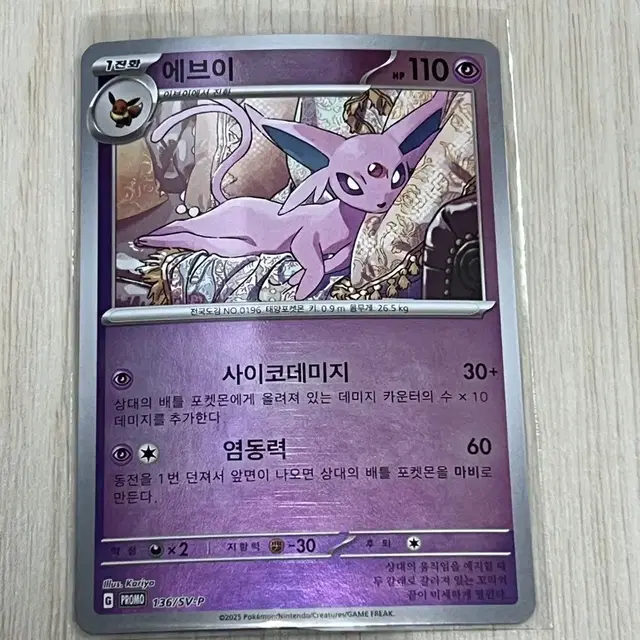 테라스탈 에브이 프로모 포켓몬카드