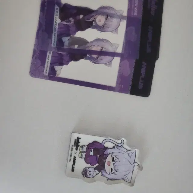 홀로라이브x애니플러스 오카유 코롯토, 투명 포토카드2장