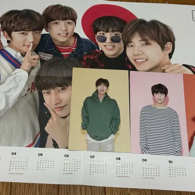 B1A4 2017 시즌그리팅 달력포스터&엽서