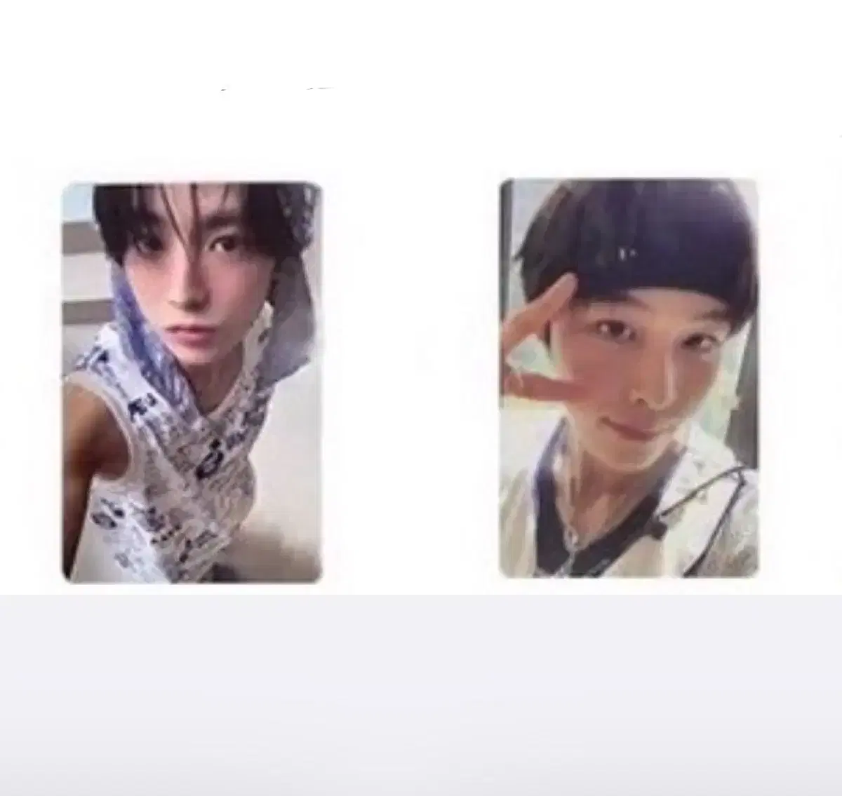 엔시티 위시 팝팝 유우시 리쿠 초회한정 포토북 버전 포카 포토카드