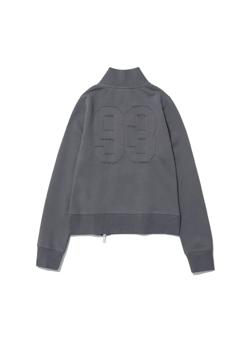 Partimento Women Cut-off 93 Unbalance Track Zip-up Charcoal