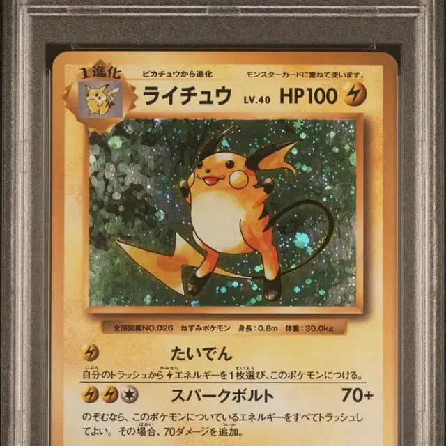 포켓몬카드 psa10 20주년 CP6 라이츄