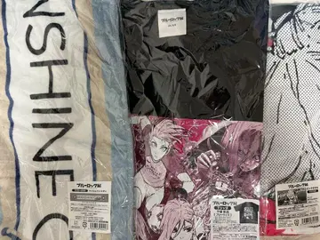 블루 록 전시회 치기리 효마 봉제 인형 키링 T셔츠 타월 묶음 판매