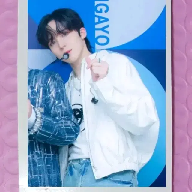 에이티즈 윤호 싸인 폴라 폴라로이드 싸폴