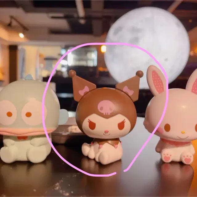 고전키티카푸캬라마스코트인형피규어빈티지핑크마멜마이멜로디쿠로미