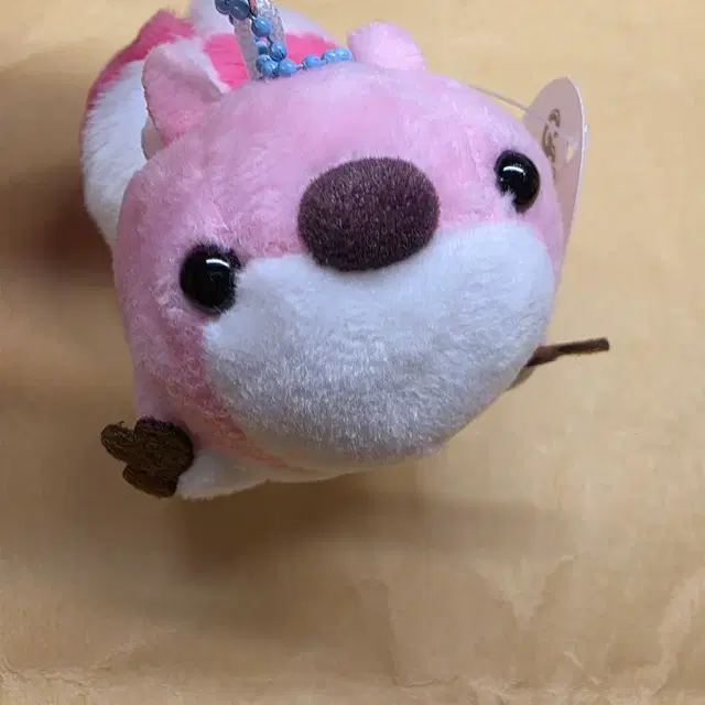 핑크 다람쥐 인형키링 새상품