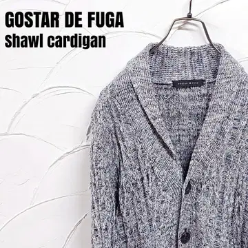 GOSTAR DE FUGA/고스타르 지푸가 코튼 숄 가디건