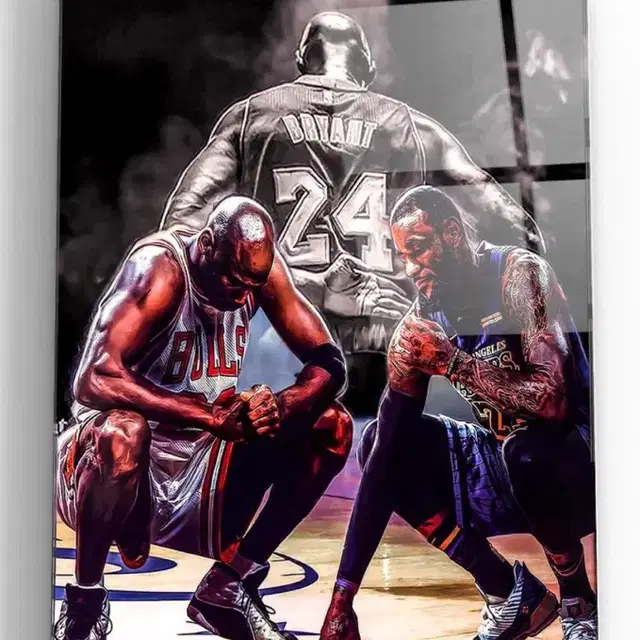 [NBA][Glass Art] 코비/르브론/조던 월아트