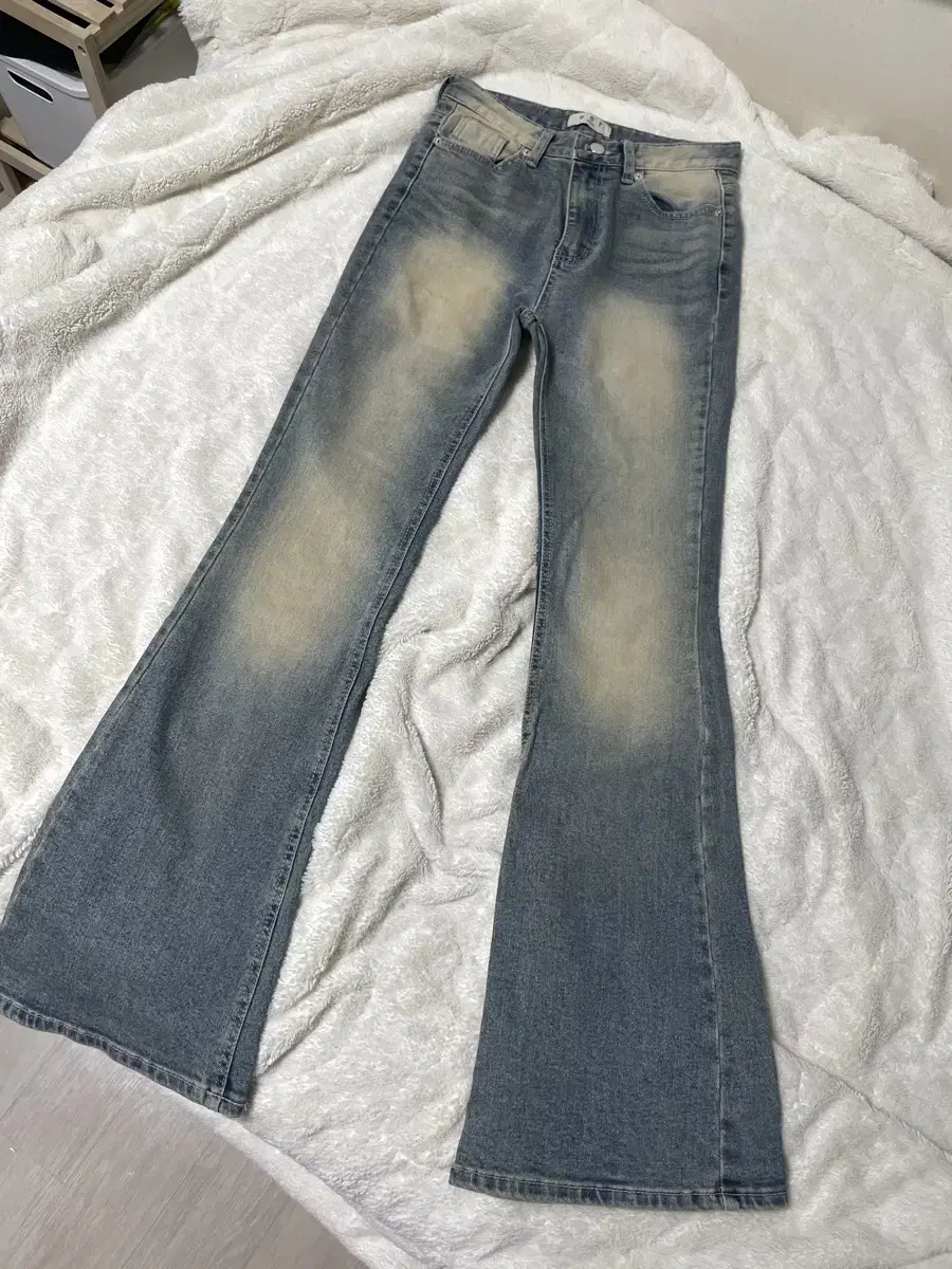 워싱진 부츠컷 청바지 S